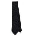 Tom Ford Micro Dot On Weave Silk Tie Accessories