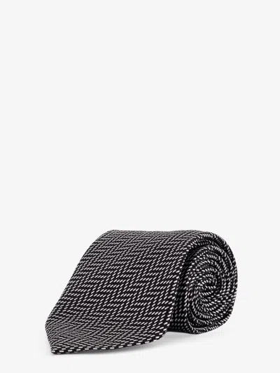 Tom Ford Silk Tie In Black