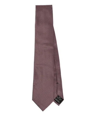 Tom Ford Krawatte Aus Seide In Burgundy