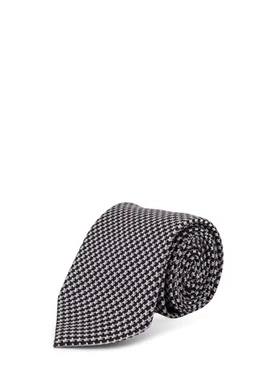 Tom Ford Silk Tie In Black