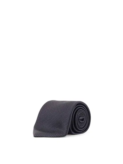 Tom Ford Silk Tie In Black