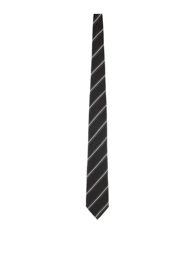 Tom Ford Alternate Weave Regimental Tie In Blue