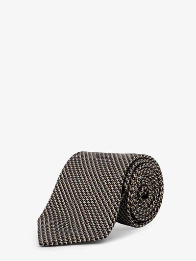 Tom Ford Silk Tie In Black