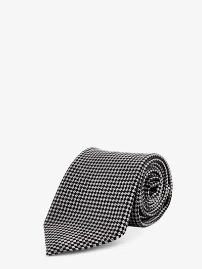 Tom Ford Silk Tie In Black