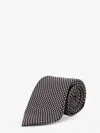 Tom Ford Patterned Silk Tie In Black