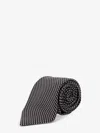 Tom Ford Patterned Silk Tie In Black