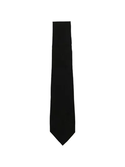 Tom Ford Silk Tie In Black