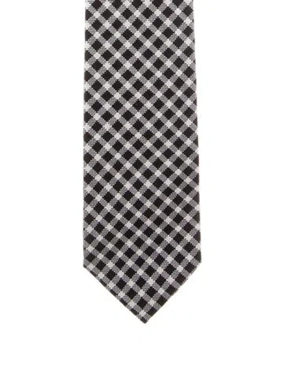 Pre-owned Tom Ford Silk Tie In Black