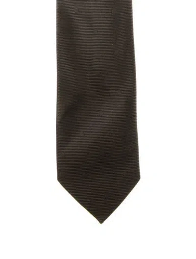 Pre-owned Tom Ford Silk Tie In Black