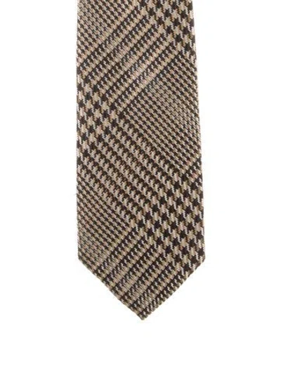 Pre-owned Tom Ford Silk Tie In Black