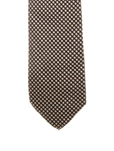Pre-owned Tom Ford Silk Tie In Black