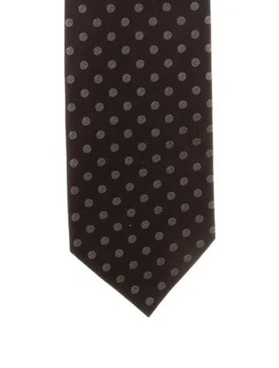 Pre-owned Tom Ford Silk Tie In Black