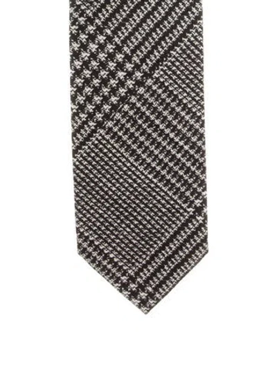 Pre-owned Tom Ford Silk Tie In Black