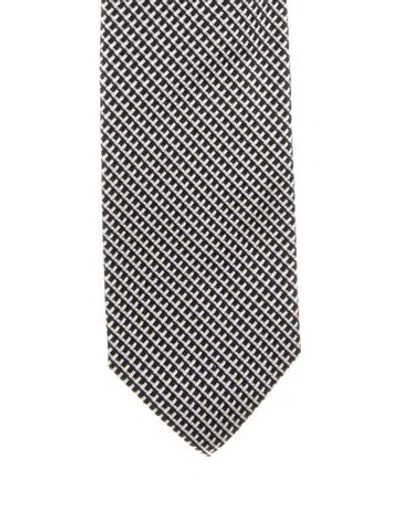 Pre-owned Tom Ford Silk Tie In Black