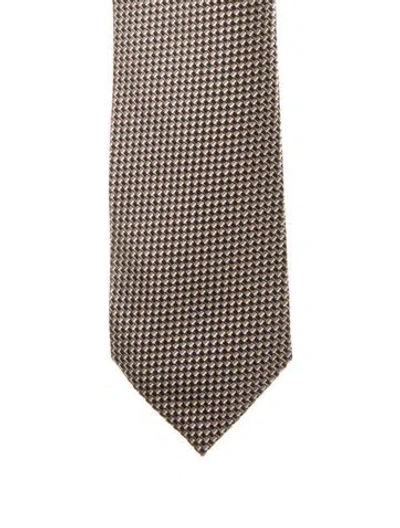 Pre-owned Tom Ford Silk Tie In Black