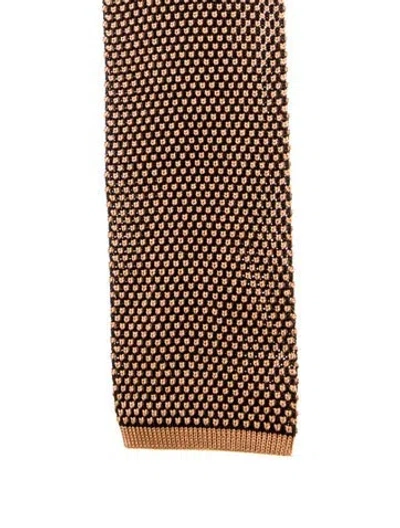 Pre-owned Tom Ford Silk Tie In Black