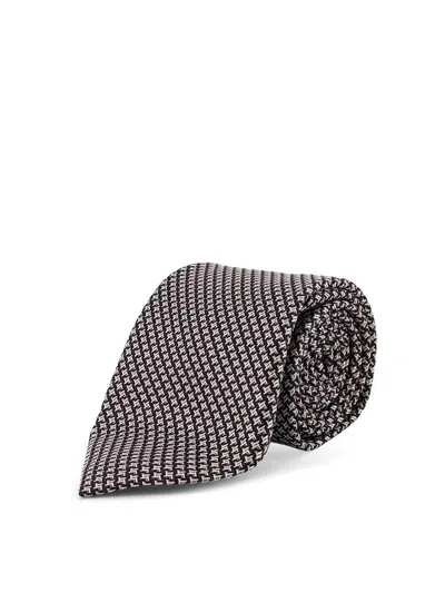 Tom Ford Silk Tie In Gray