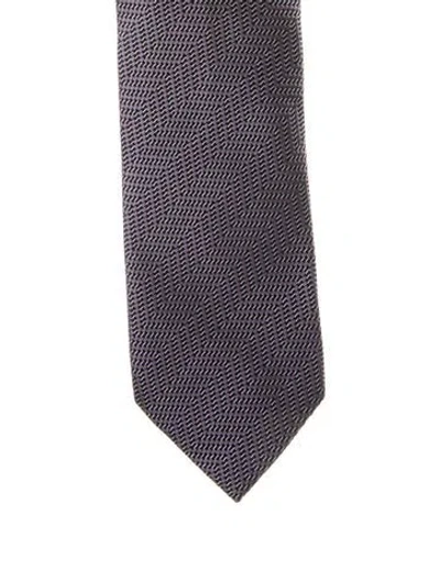 Pre-owned Tom Ford Silk Tie In Black