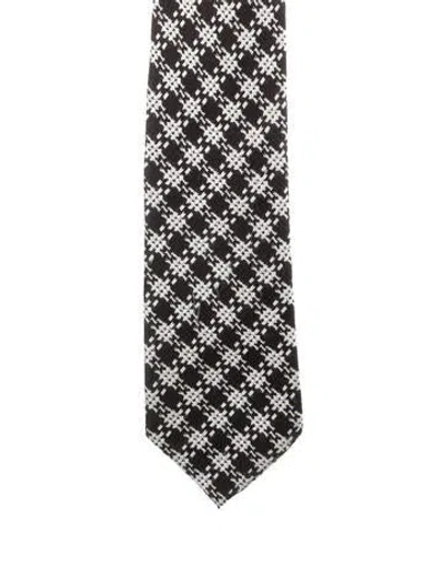 Pre-owned Tom Ford Silk Tie In Black