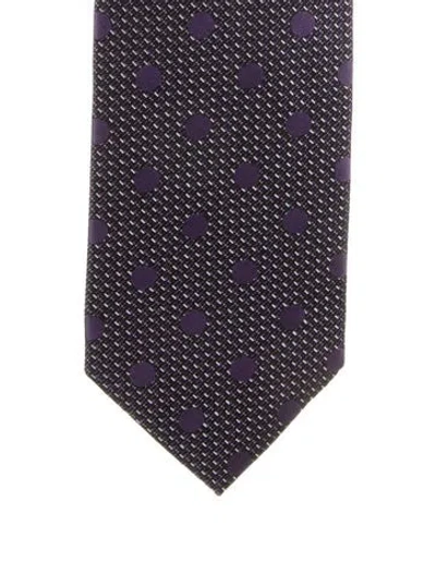 Pre-owned Tom Ford Silk Tie In Black