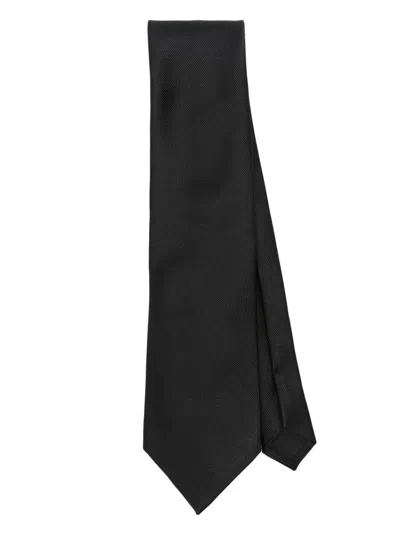 Tom Ford Silk Tie In Black