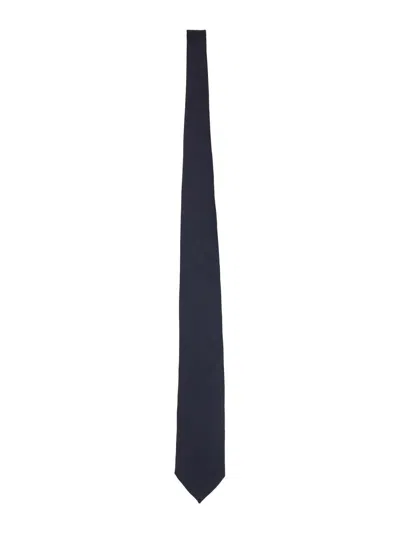 Tom Ford Slim Textured Fabric Neckwear In Blue