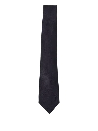 Tom Ford Silk Tie In Blue