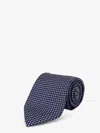 Tom Ford Patterned Silk Tie In Blue
