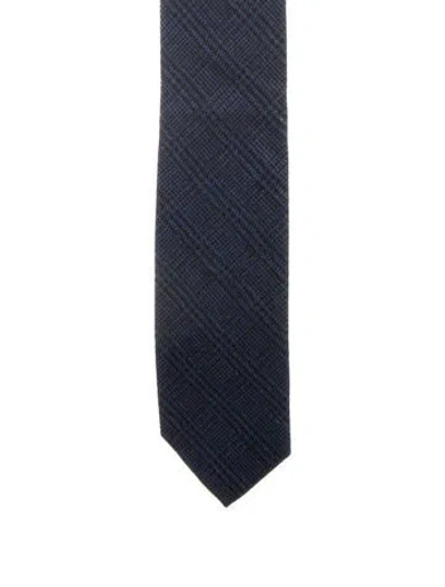 Pre-owned Tom Ford Silk Tie In Blue