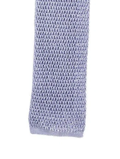 Pre-owned Tom Ford Silk Tie In Blue