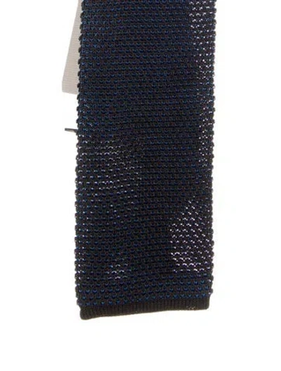 Pre-owned Tom Ford Silk Tie In Blue