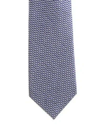 Pre-owned Tom Ford Silk Tie In Blue