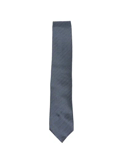 Tom Ford Silk Tie In Blue