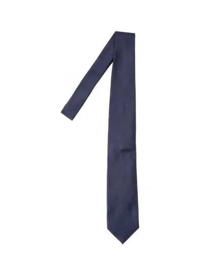 Tom Ford Silk Tie In Blue