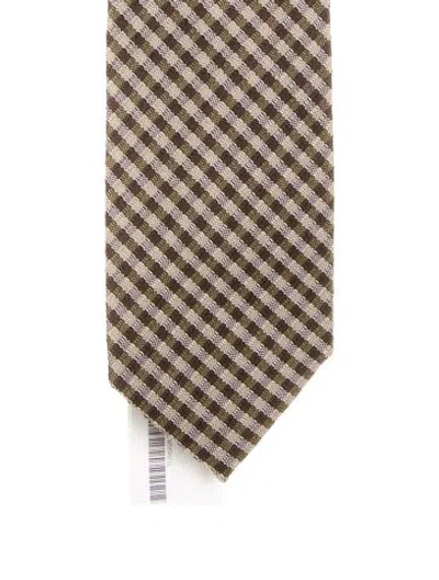 Pre-owned Tom Ford Silk Tie In Brown