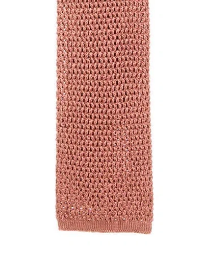 Pre-owned Tom Ford Silk Tie In Brown
