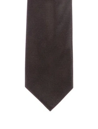 Pre-owned Tom Ford Silk Tie In Brown