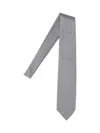 Tom Ford Textured Houndstooth Tie In Grey And Black In Gray