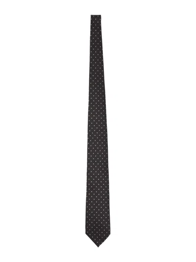 Tom Ford Silk Tie In Brown