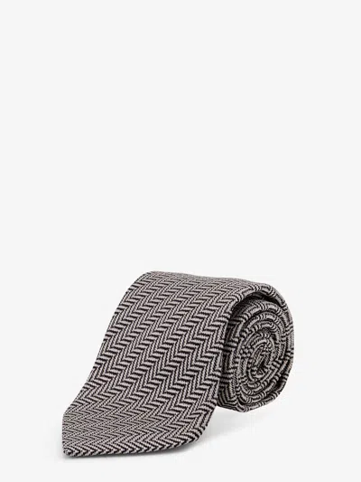 Tom Ford Silk Tie In Gray