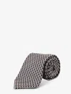 Tom Ford Silk Patterned Tie In Black