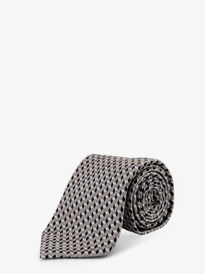 Tom Ford Silk Tie In Gray