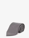 Tom Ford Patterned Silk Tie In Gray
