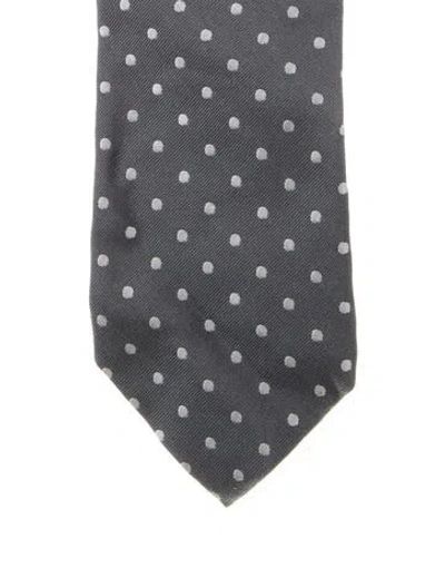 Pre-owned Tom Ford Silk Tie In Gray