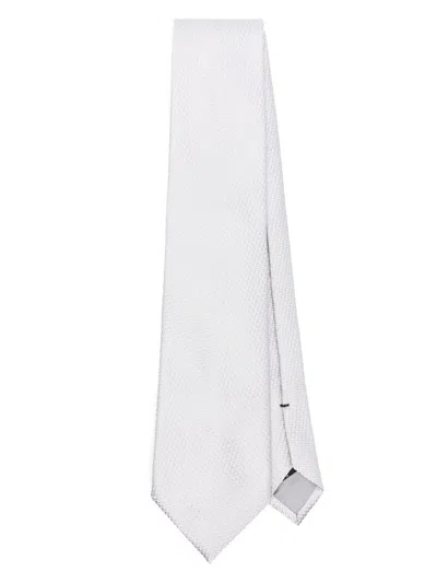 Tom Ford Silk Tie In Grey