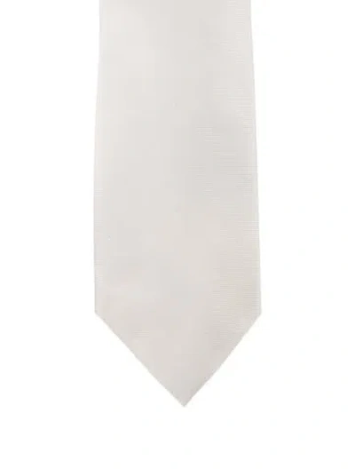 Pre-owned Tom Ford Silk Tie In Neutral