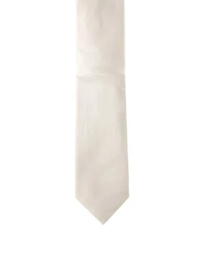 Pre-owned Tom Ford Silk Tie In Neutral