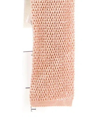 Pre-owned Tom Ford Silk Tie In Neutral