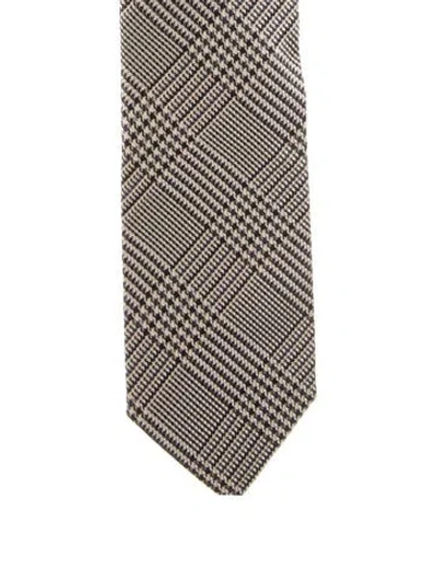 Pre-owned Tom Ford Silk Tie In Neutral