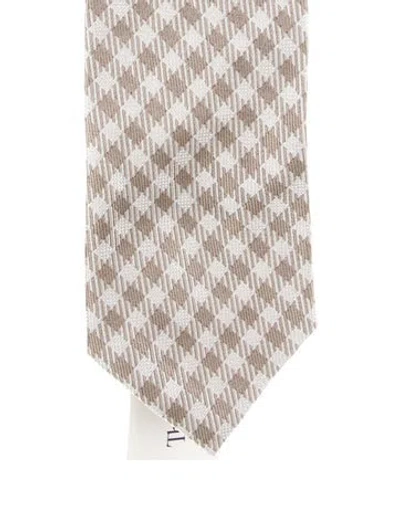 Pre-owned Tom Ford Silk Tie In Neutral